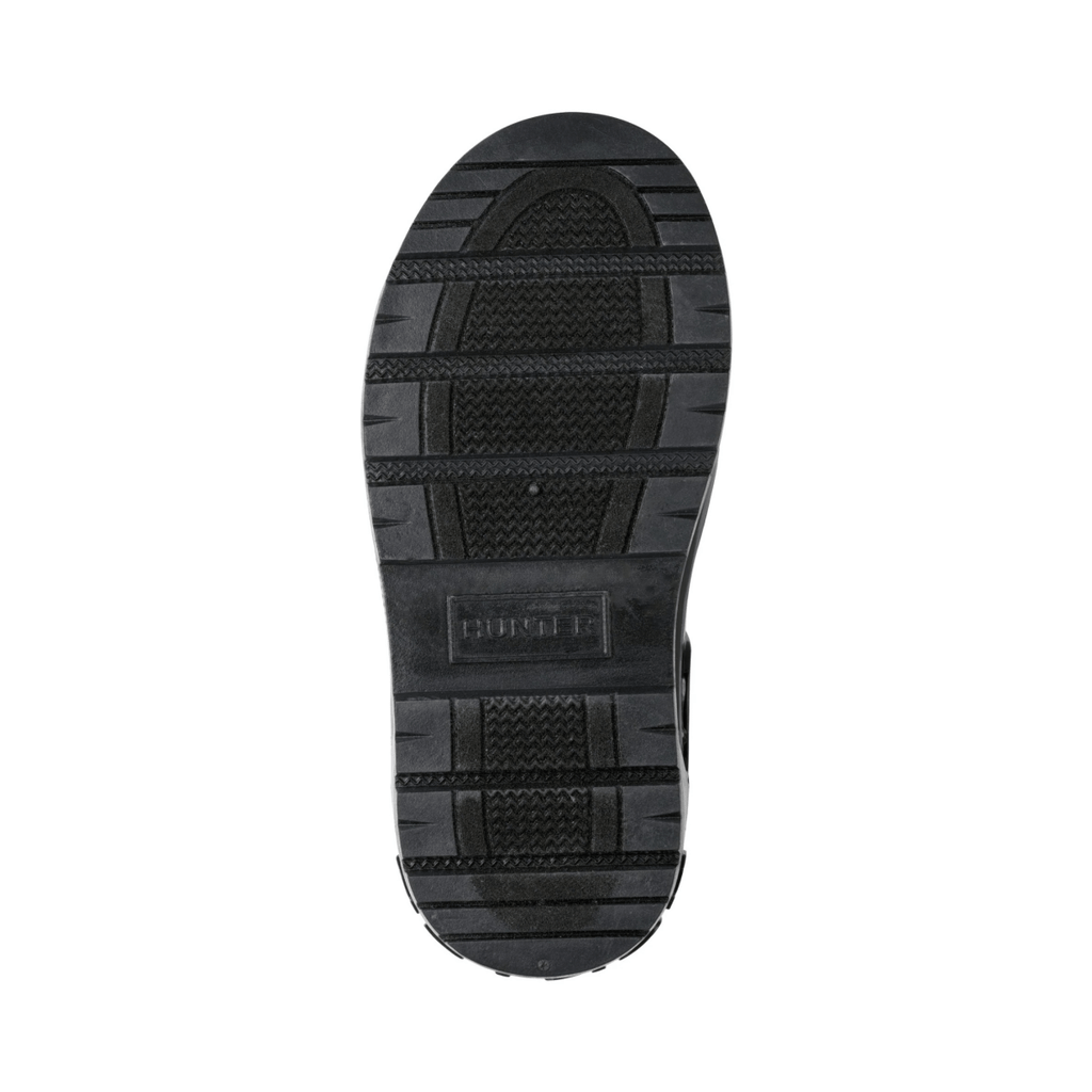 Hunter Kids Grace Black Patent Waterproof
