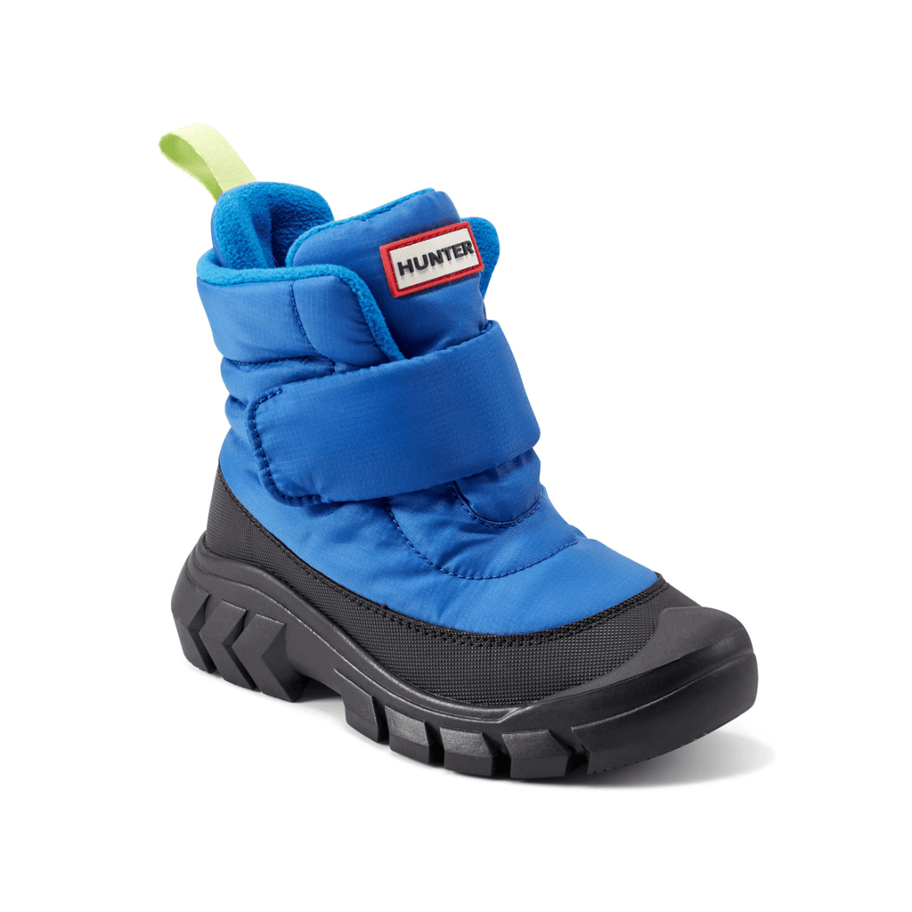 Hunter Kids Igloo Lug Sole Insulated Snow Boots Blue Waterproof