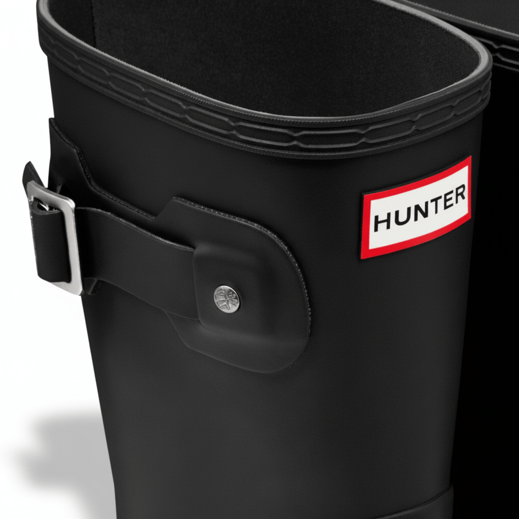 Hunter Men's Original Short Rain Boots Black