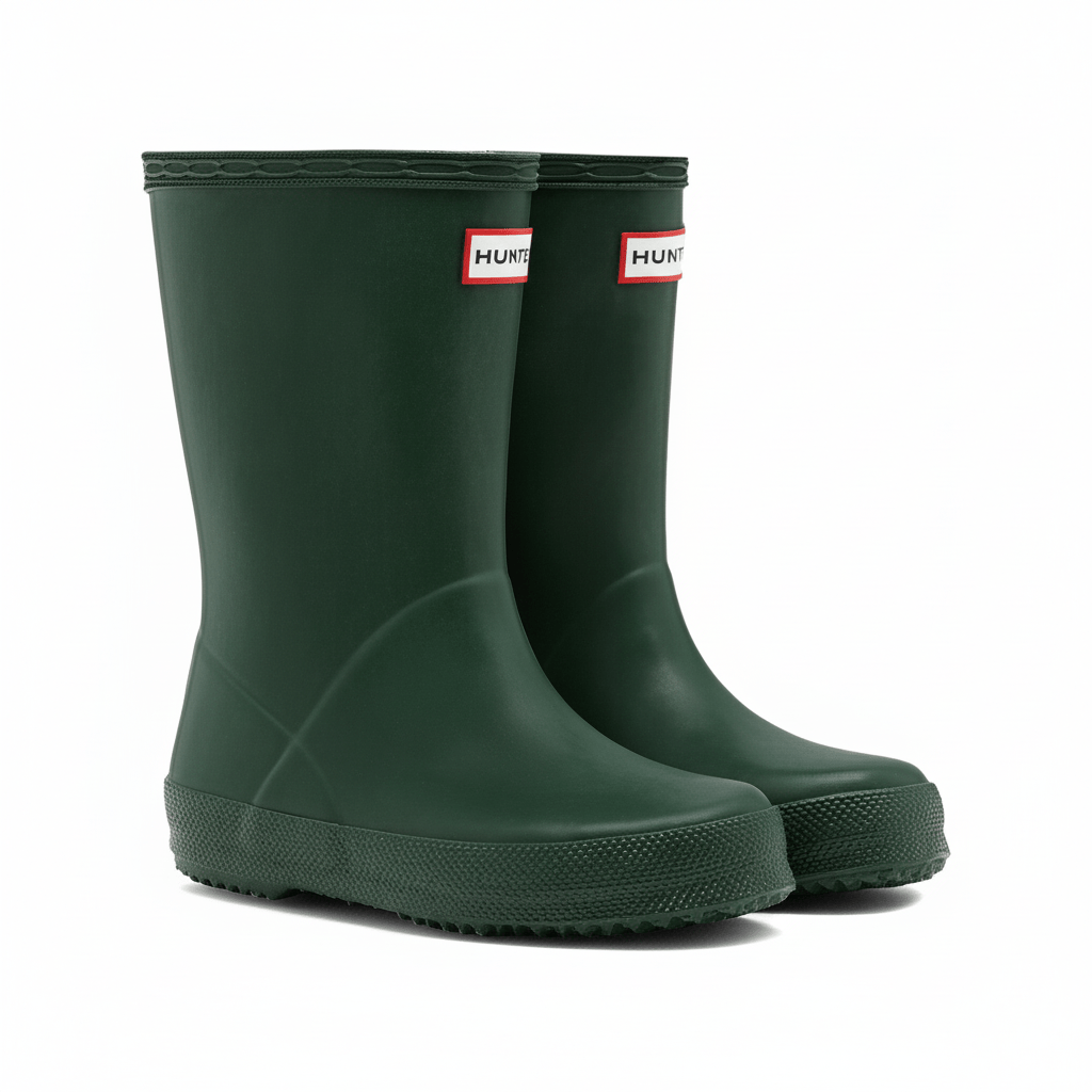 Hunter Toddlers First Classic Green Waterproof