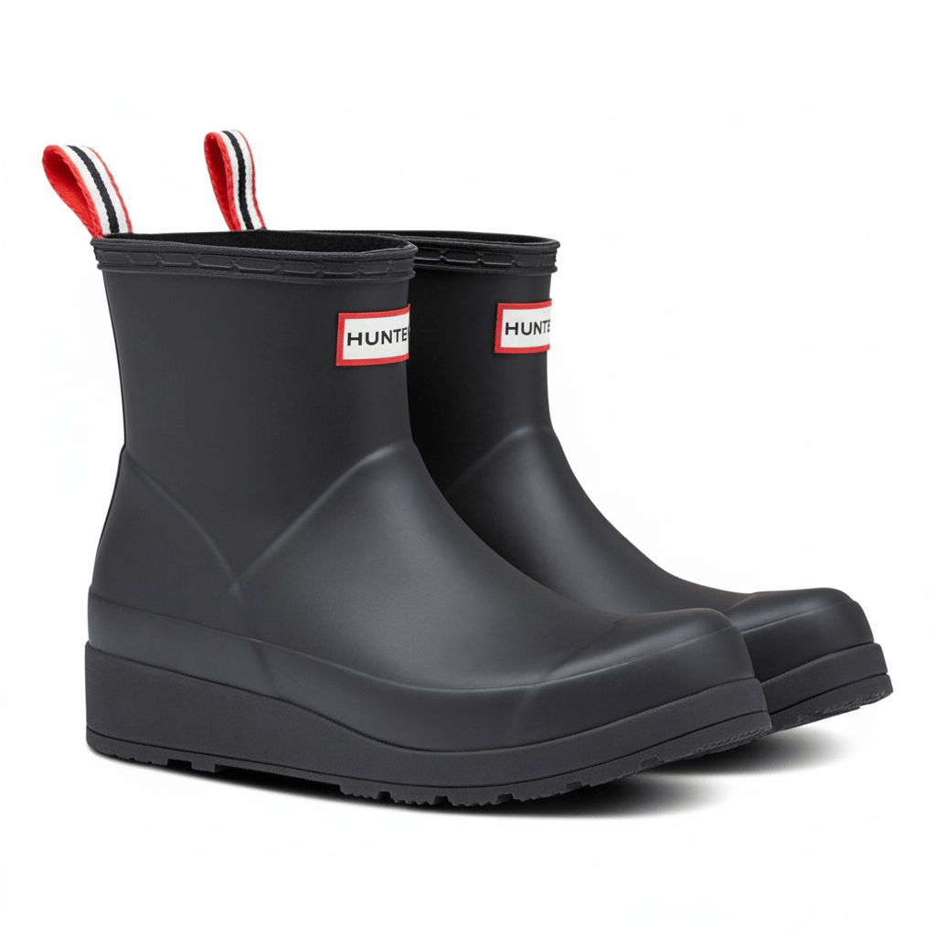 Hunter Women's Original Play Short Rain Boots Black