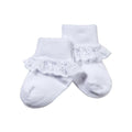 Jefferies Girls Eyelet White Socks