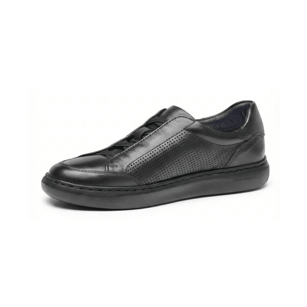 Johnston & Murphy Boys Anders Black Leather