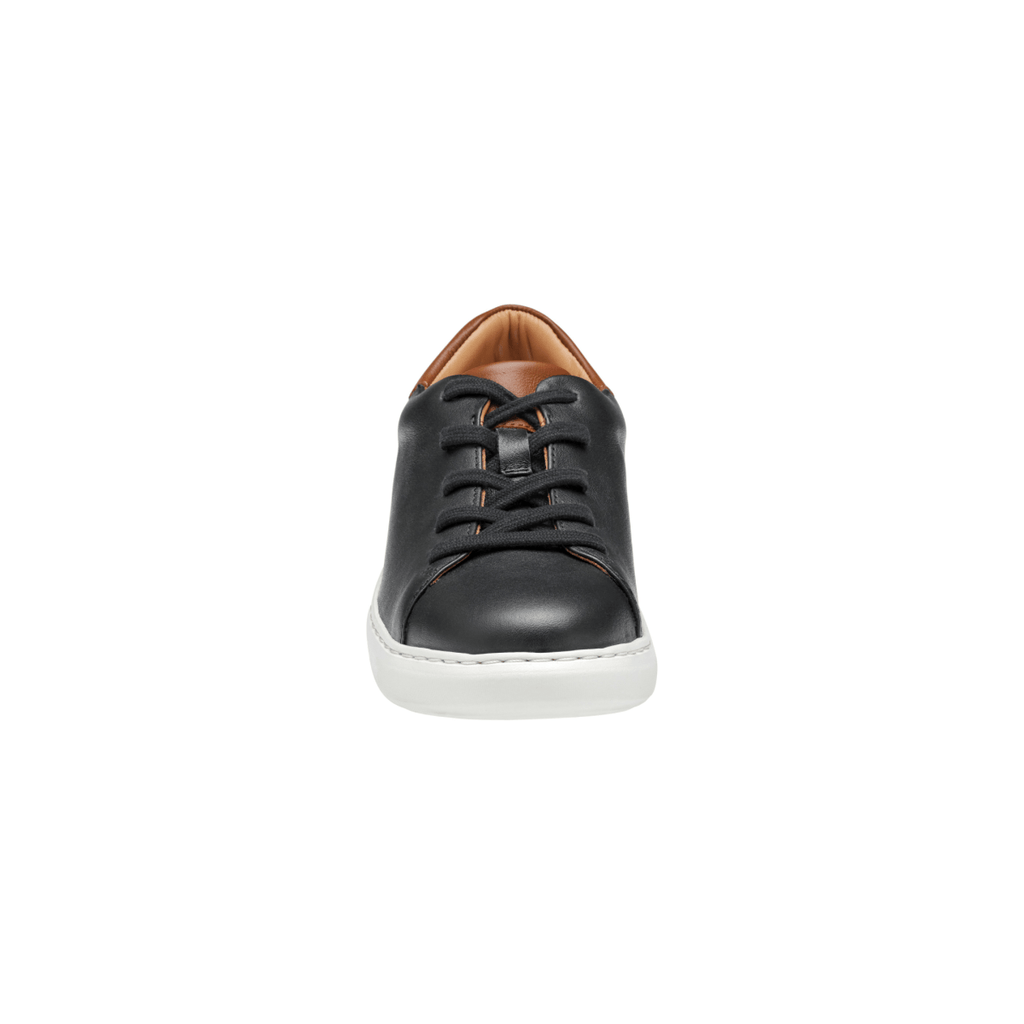 Johnston & Murphy Boys Anders Lace-to-Toe Black/Tan Leather