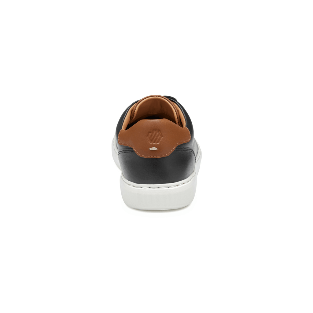 Johnston & Murphy Boys Anders Lace-to-Toe Black/Tan Leather