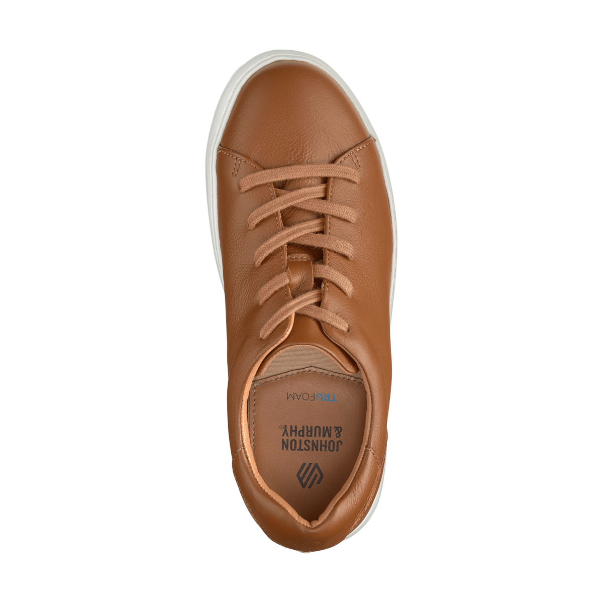 Johnston & Murphy Boys Anders Lace-to-Toe Tan Leather