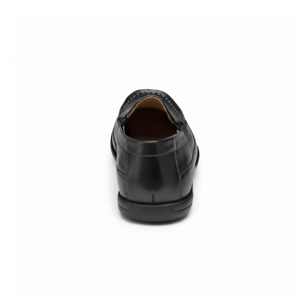 Johnston & Murphy Boys (Grade School) Locklin Venetian Black Leather
