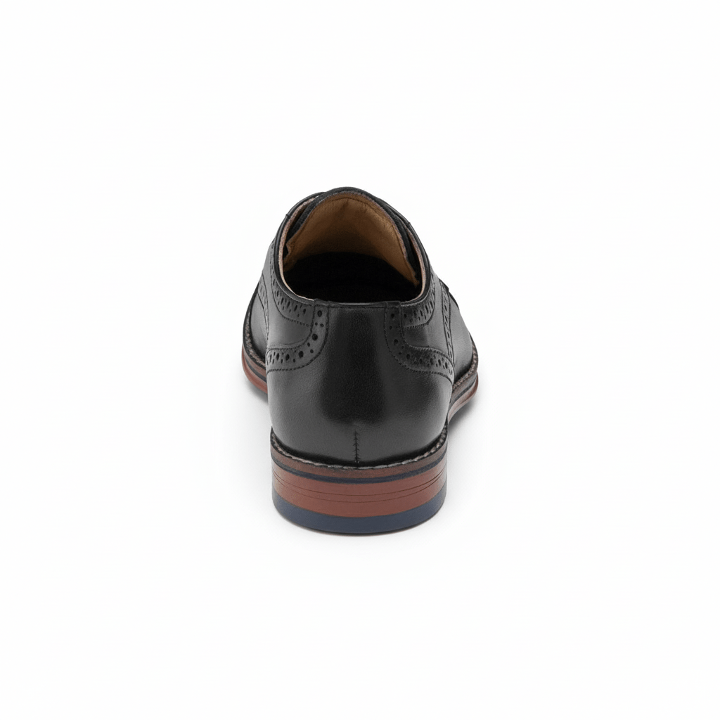 Johnston & Murphy Boys Upton Conard Cap Toe Black