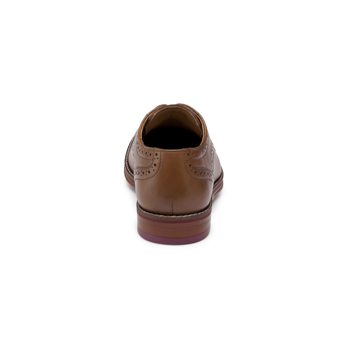 Johnston & Murphy Boys Upton Conard Cap Toe Tan Leather