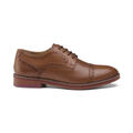Johnston & Murphy Boys Upton Conard Cap Toe Tan Leather