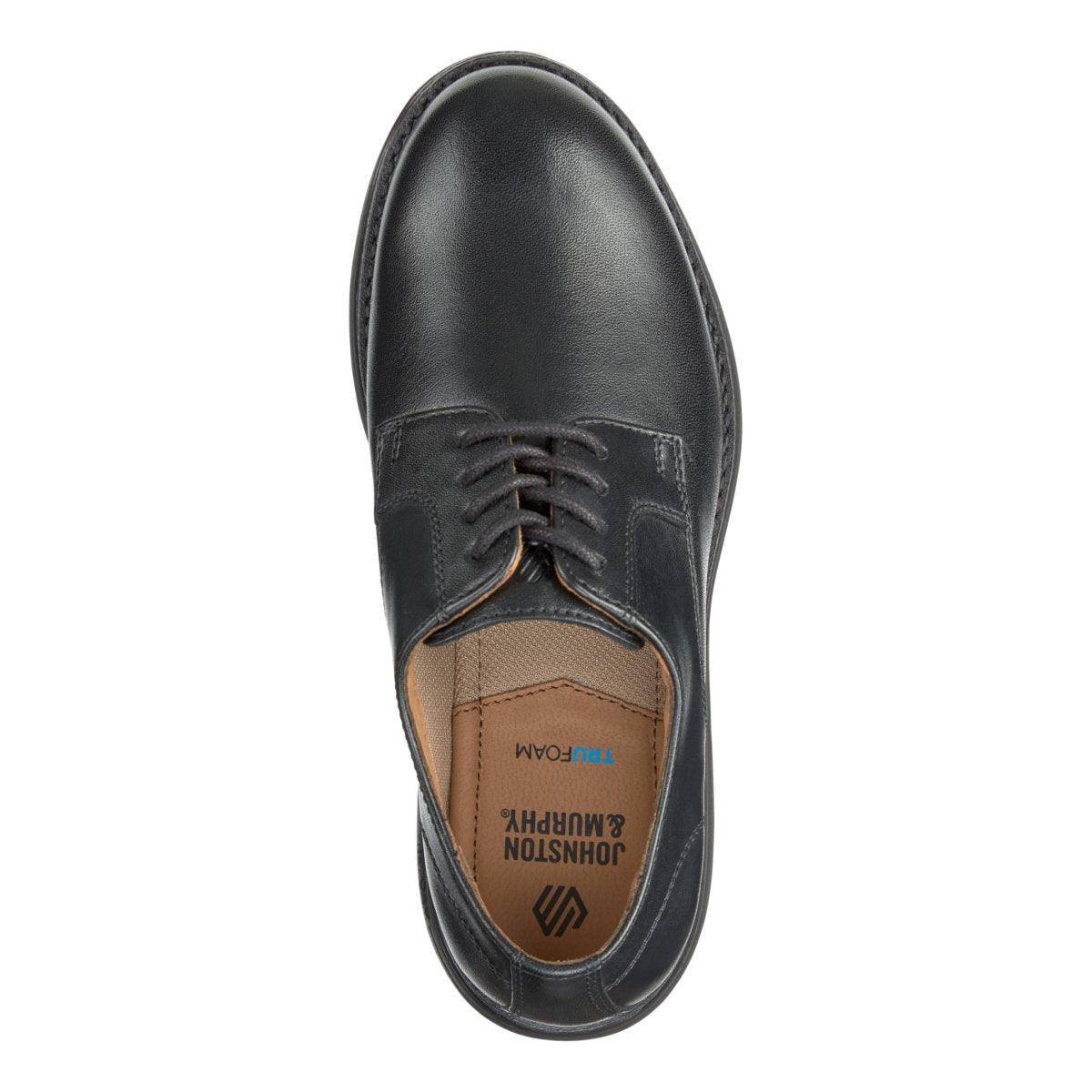 Johnston & Murphy Boys Upton Plain Toe Black