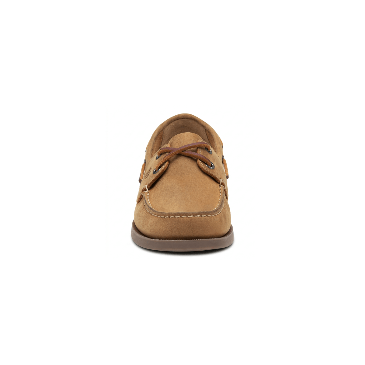 Johnston & Murphy Boys Zeke Boat Shoe Tan Leather