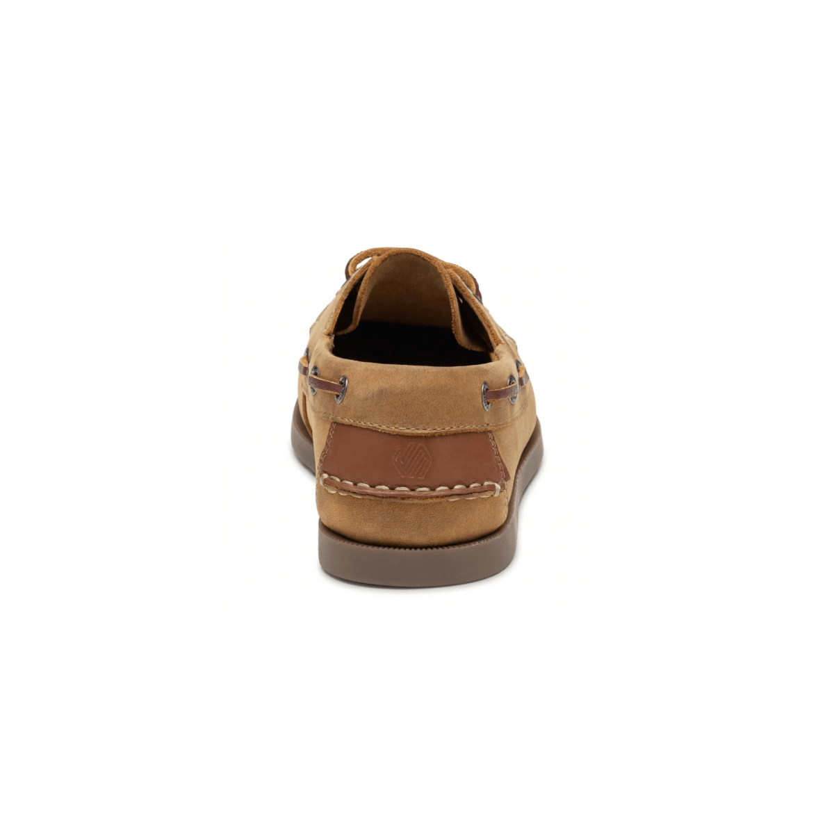 Johnston & Murphy Boys Zeke Boat Shoe Tan Leather