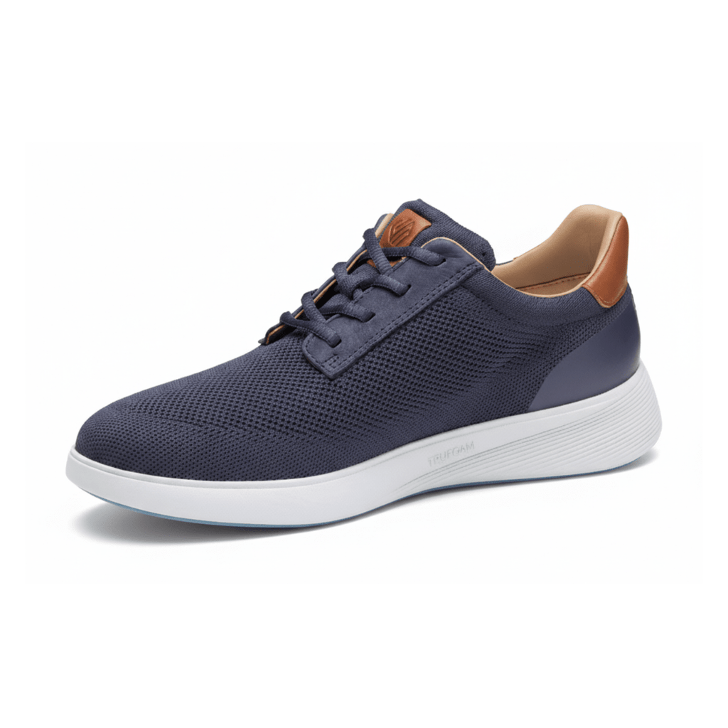 Johnston & Murphy Men's Ackerson Knit Plain Toe Navy