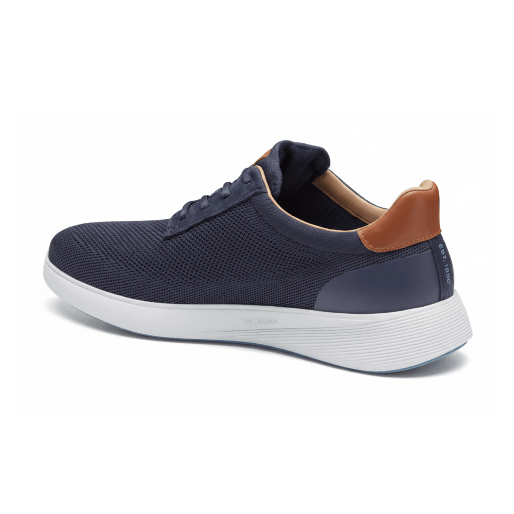 Johnston & Murphy Men's Ackerson Knit Plain Toe Navy