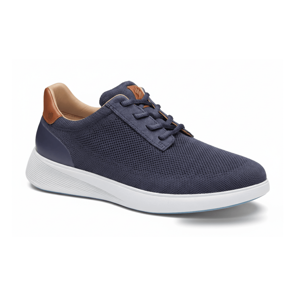 Johnston & Murphy Men's Ackerson Knit Plain Toe Navy