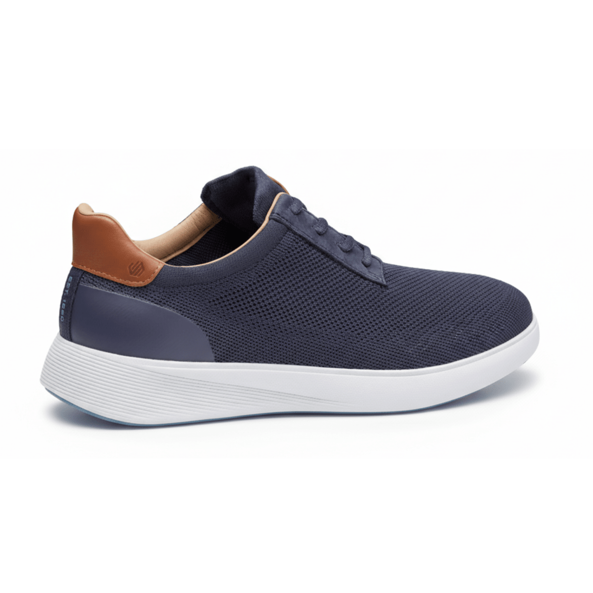 Johnston & Murphy Men's Ackerson Knit Plain Toe Navy