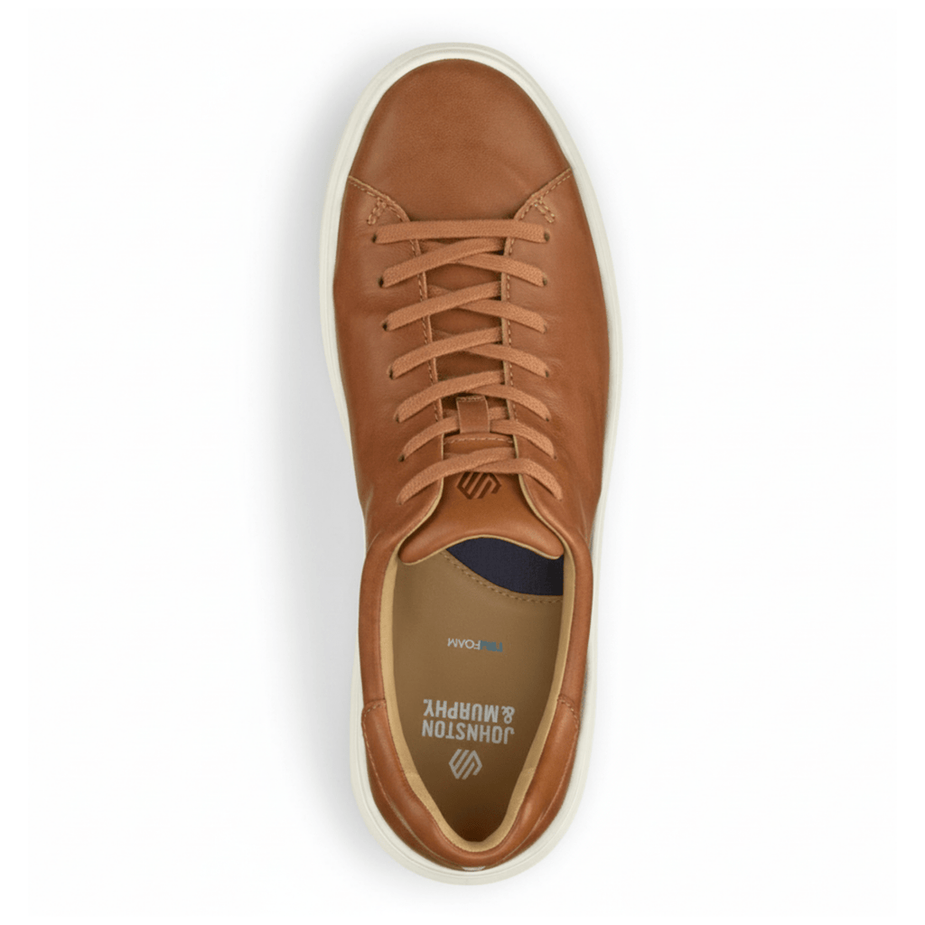 Johnston & Murphy Men's Anders Lace-to-Toe Tan Leather