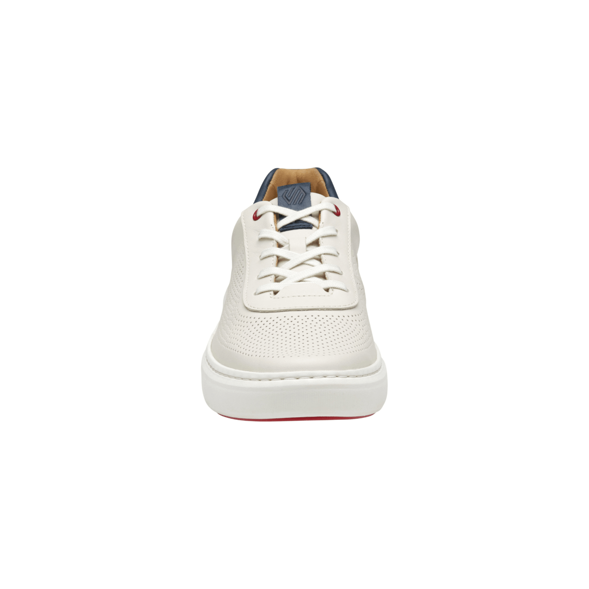 Johnston & Murphy Men's Anders Perfed U-Throat White Full Grain