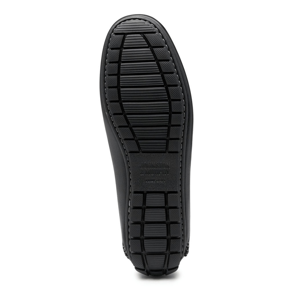 Johnston & Murphy Men's Cort Moc Venetian Black Full Grain Leather
