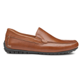 Johnston & Murphy Men's Cort Moc Venetian Tan Full Grain Leather