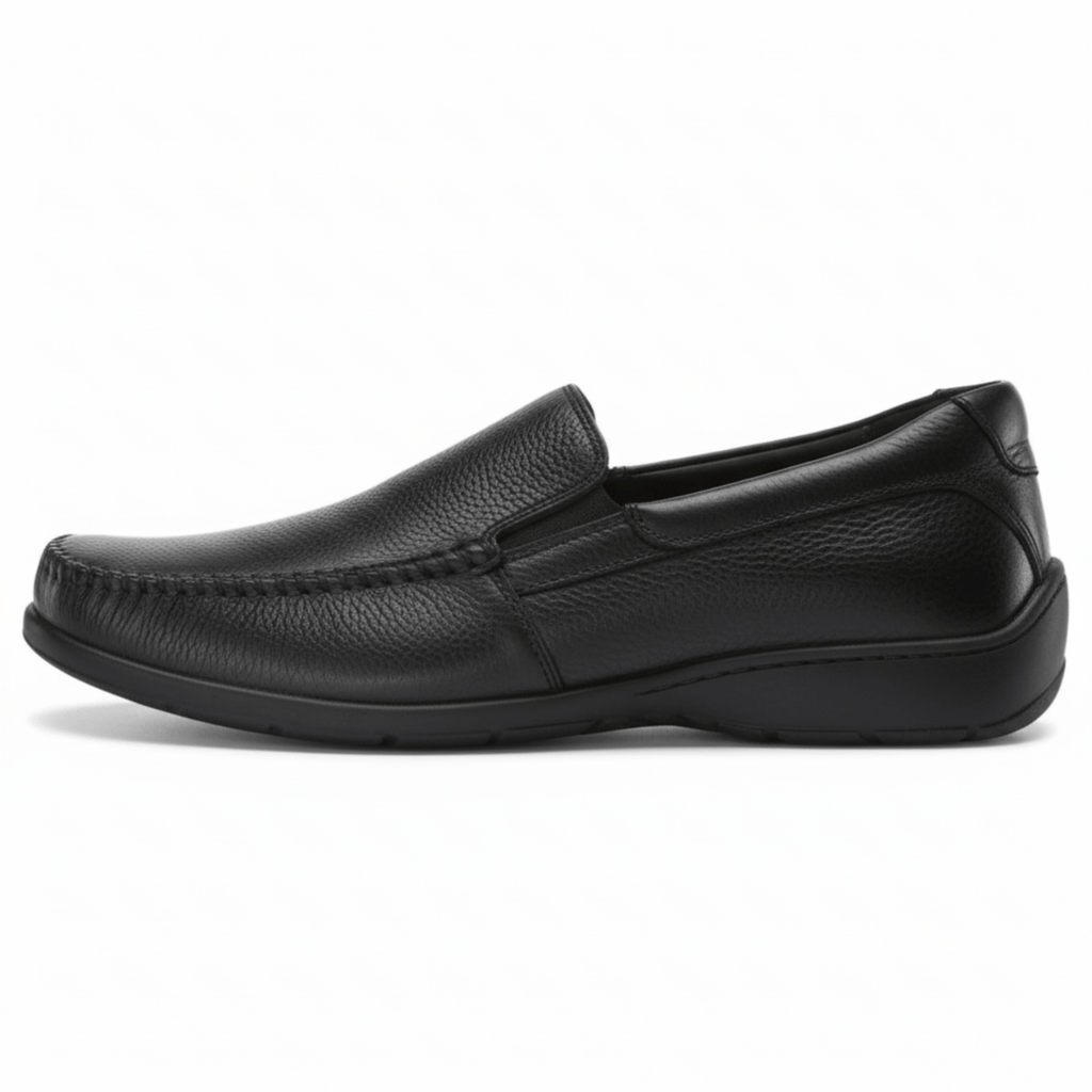 Johnston & Murphy Men's Crawfoord Venitian Black Leather