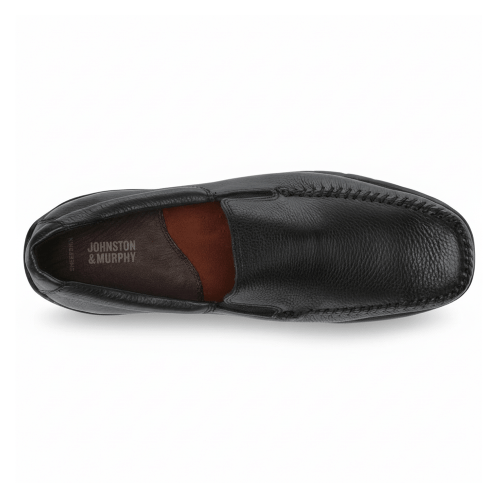 Johnston & Murphy Men's Crawfoord Venitian Black Leather