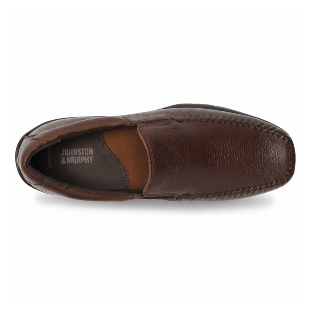 Johnston & Murphy Men's Crawfoord Venitian Mahogany Leather