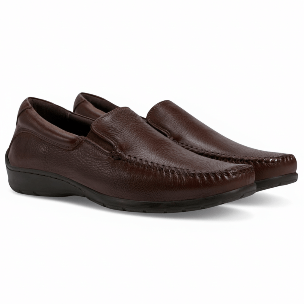 Johnston & Murphy Men's Crawfoord Venitian Mahogany Leather