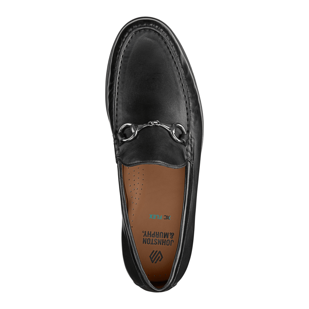 Johnston & Murphy Men's Harrison Bit Loafer Black Glove Leather