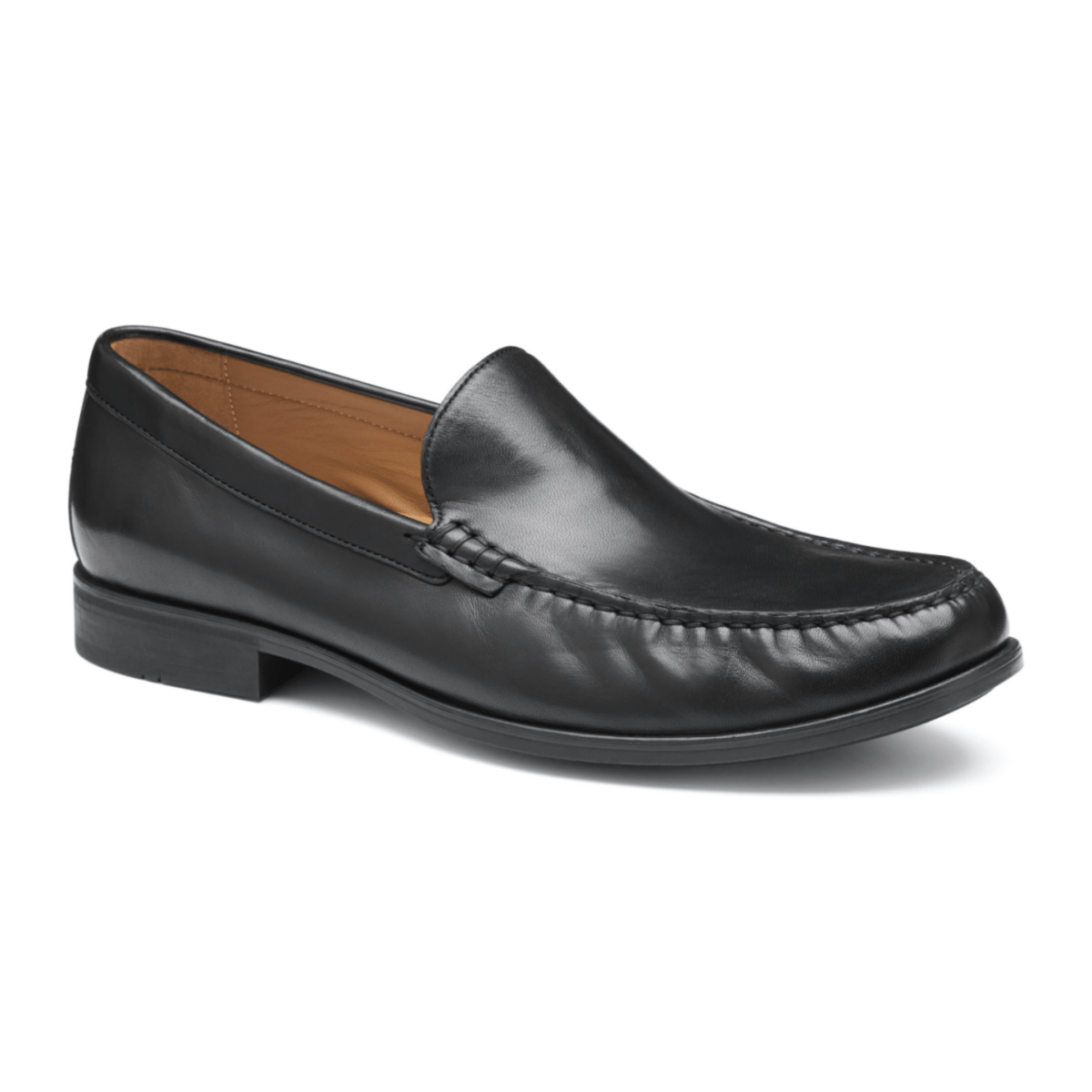 Johnston & Murphy Men's Harrison Venetian Black Glove Leather