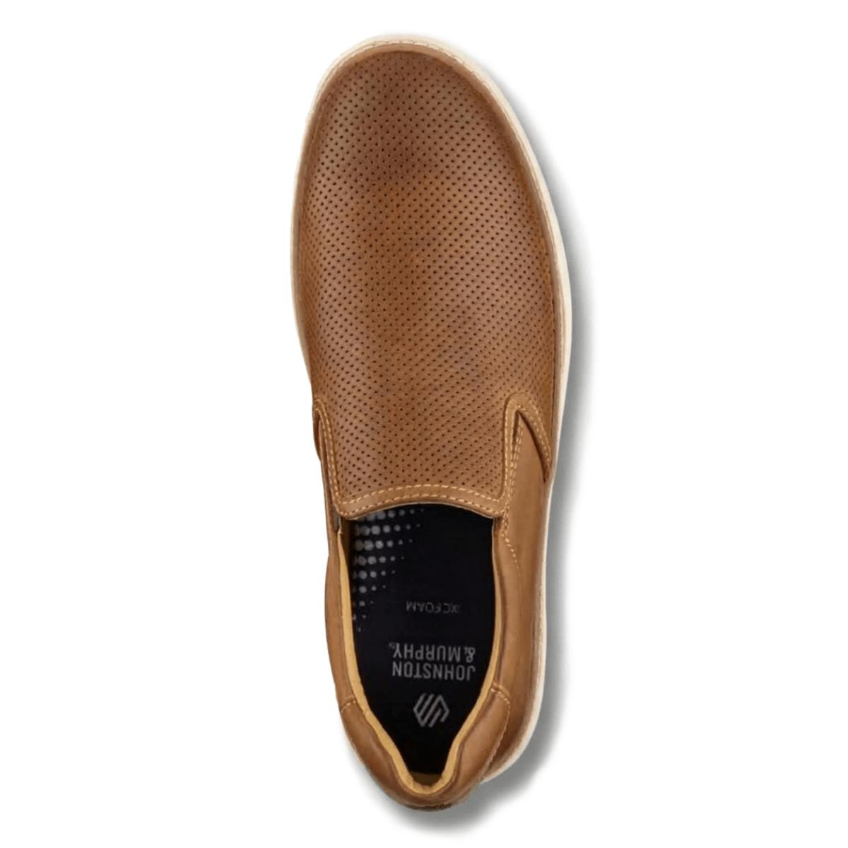 Johnston & Murphy Men's McGuffey 2 Brown Perforated Leather