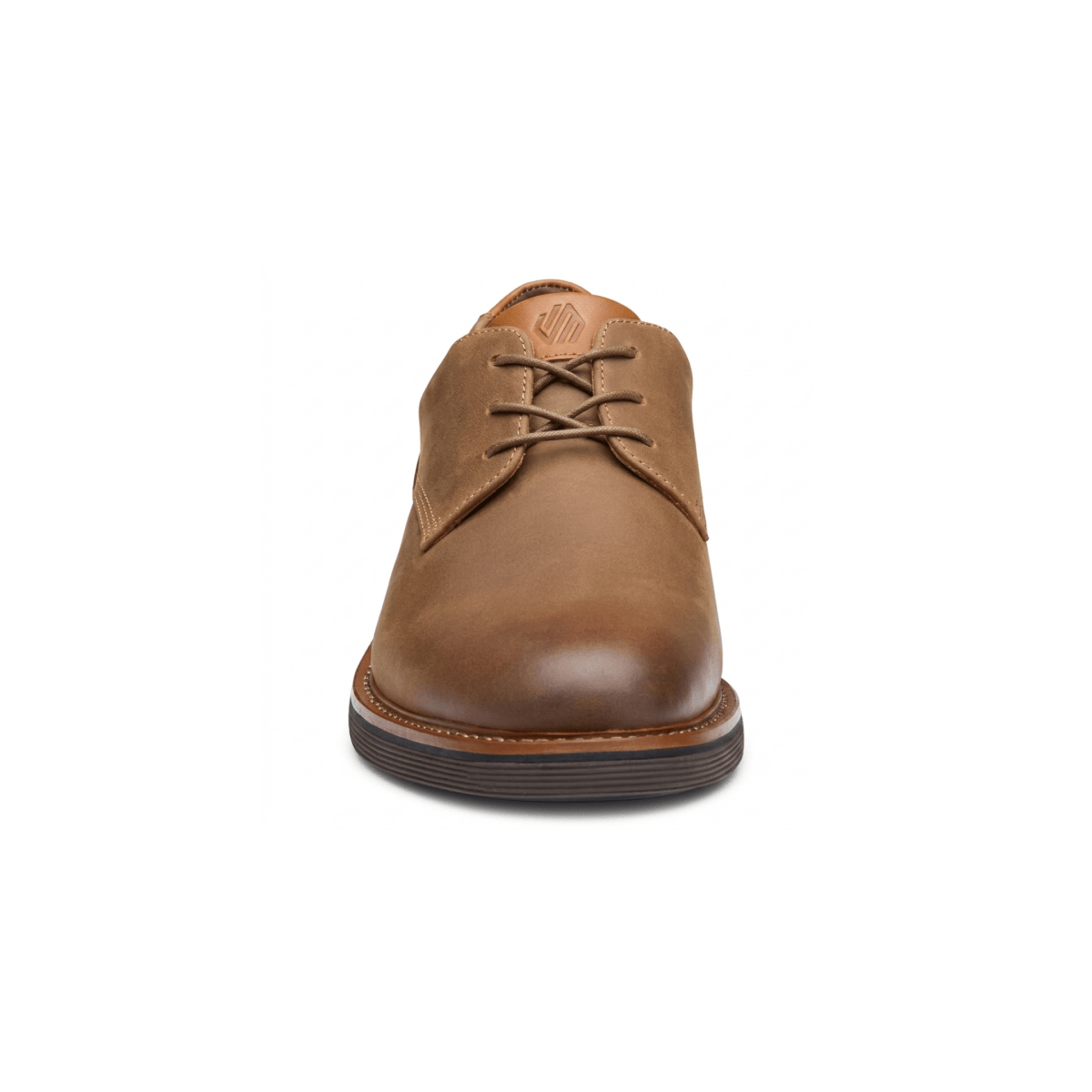 Johnston & Murphy Men's Tyson Plain Toe Brown Oiled Leather