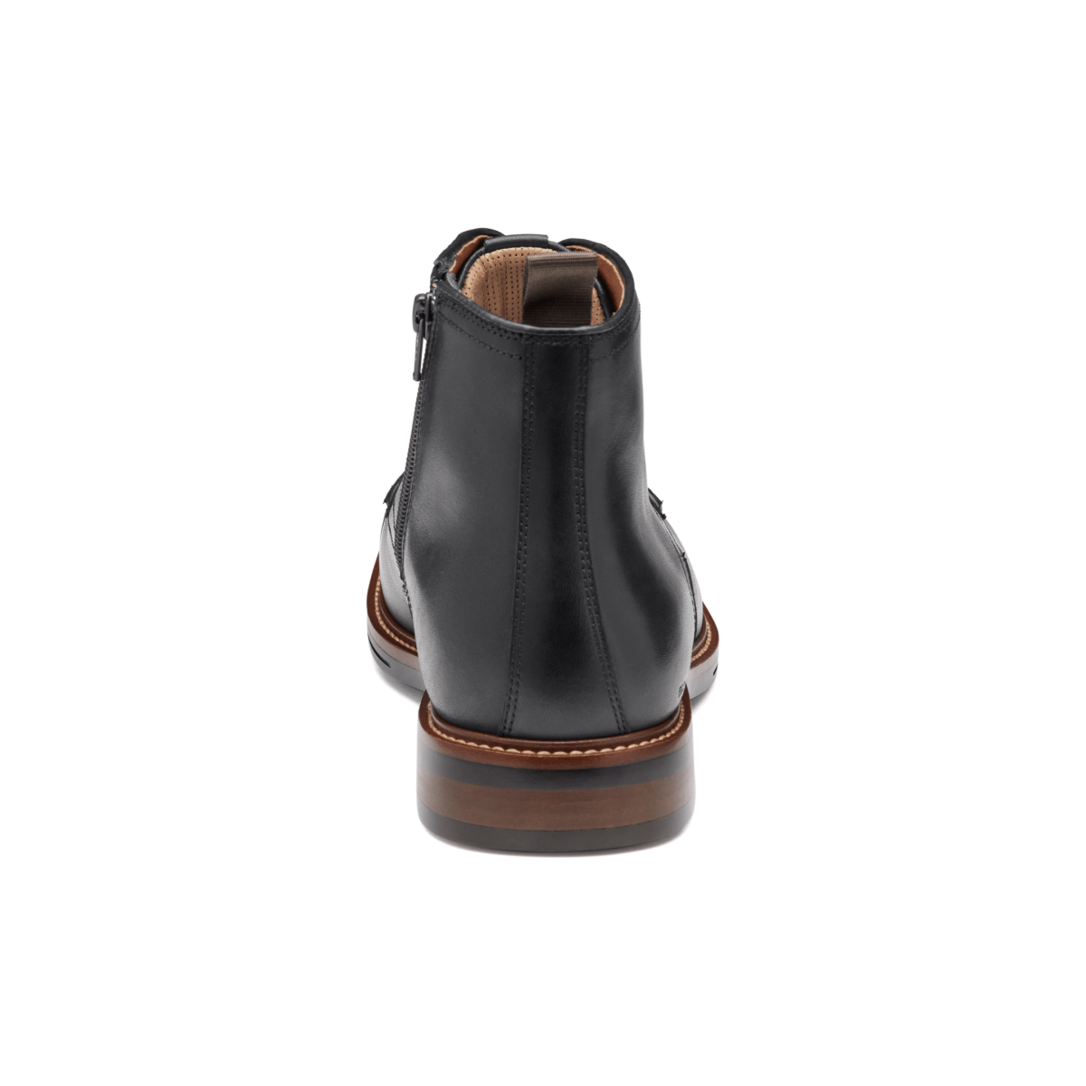 Johnston & Murphy Men's XC+ Durham Cap Toe Black Full Grain Leather Waterproof