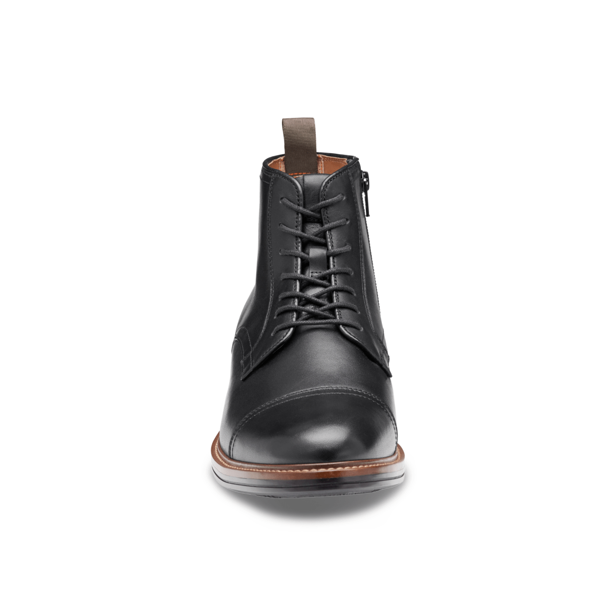 Johnston & Murphy Men's XC+ Durham Cap Toe Black Full Grain Leather Waterproof