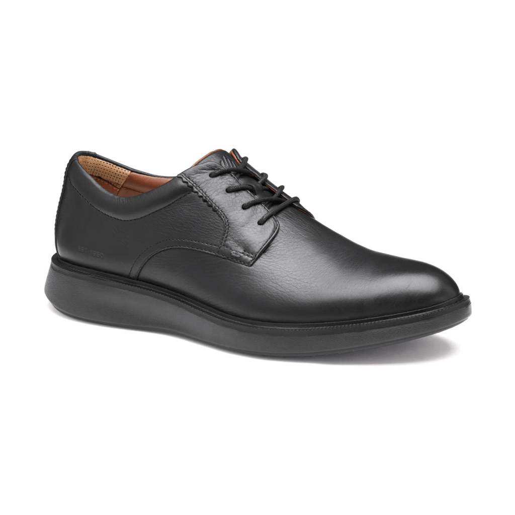 Johnston & Murphy Men's XC+ Parker Plain Toe Black Full Grain Leather Waterproof