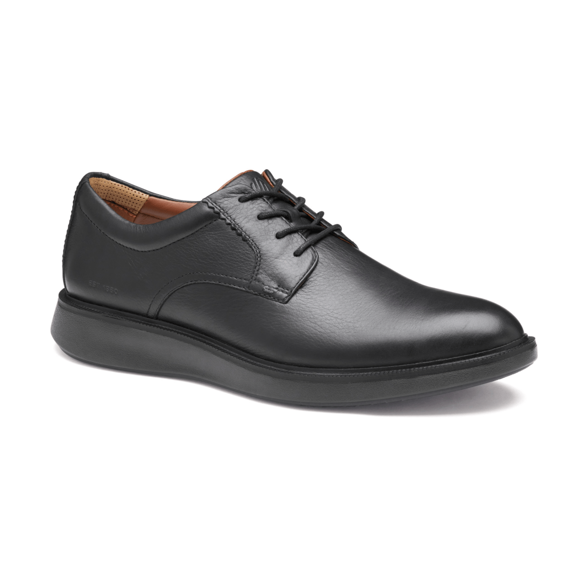 Johnston & Murphy Men's XC+ Parker Plain Toe Black Full Grain Leather Waterproof