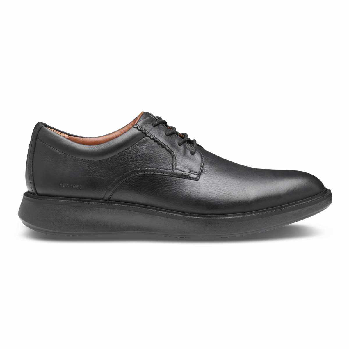 Johnston & Murphy Men's XC+ Parker Plain Toe Black Full Grain Leather Waterproof