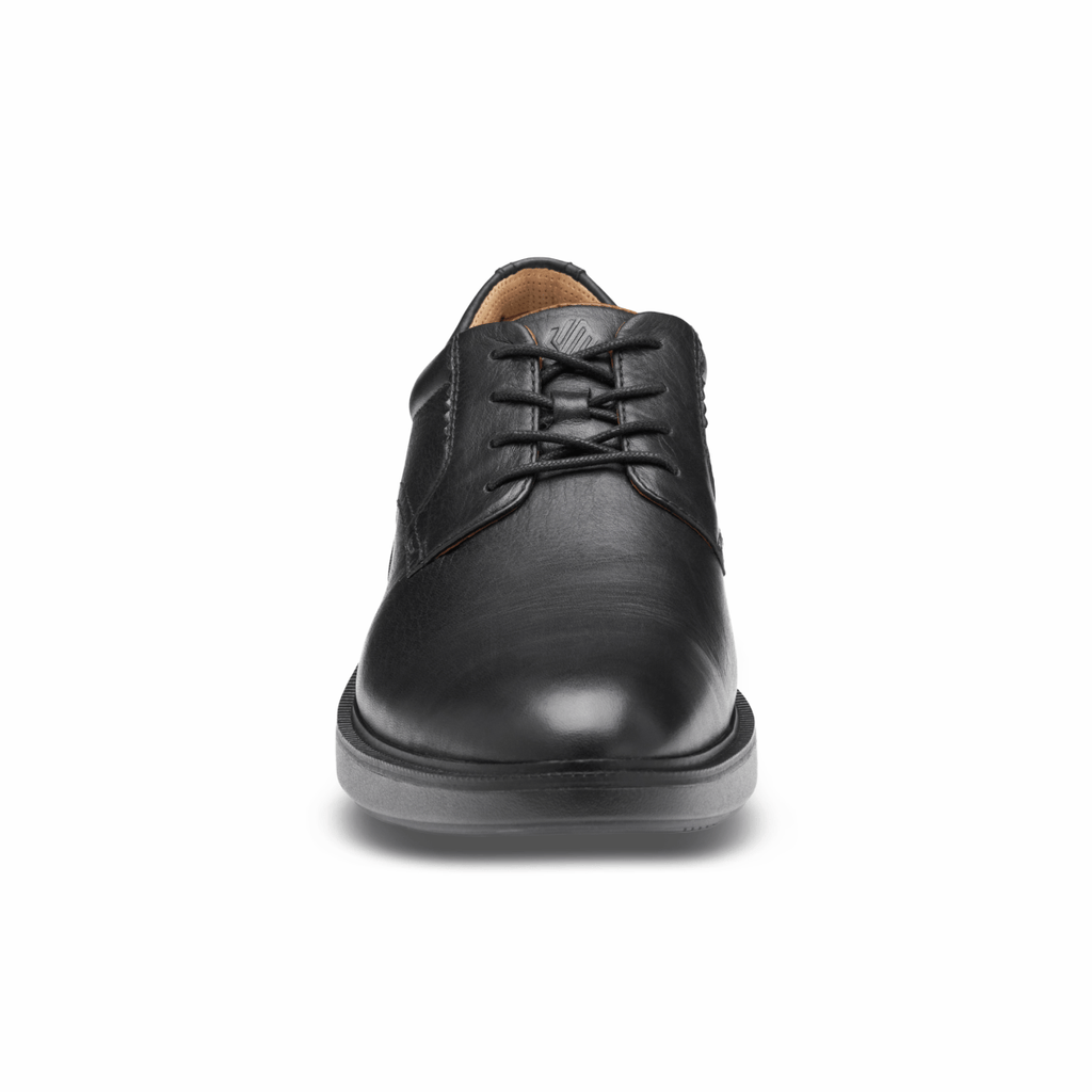 Johnston & Murphy Men's XC+ Parker Plain Toe Black Full Grain Leather Waterproof