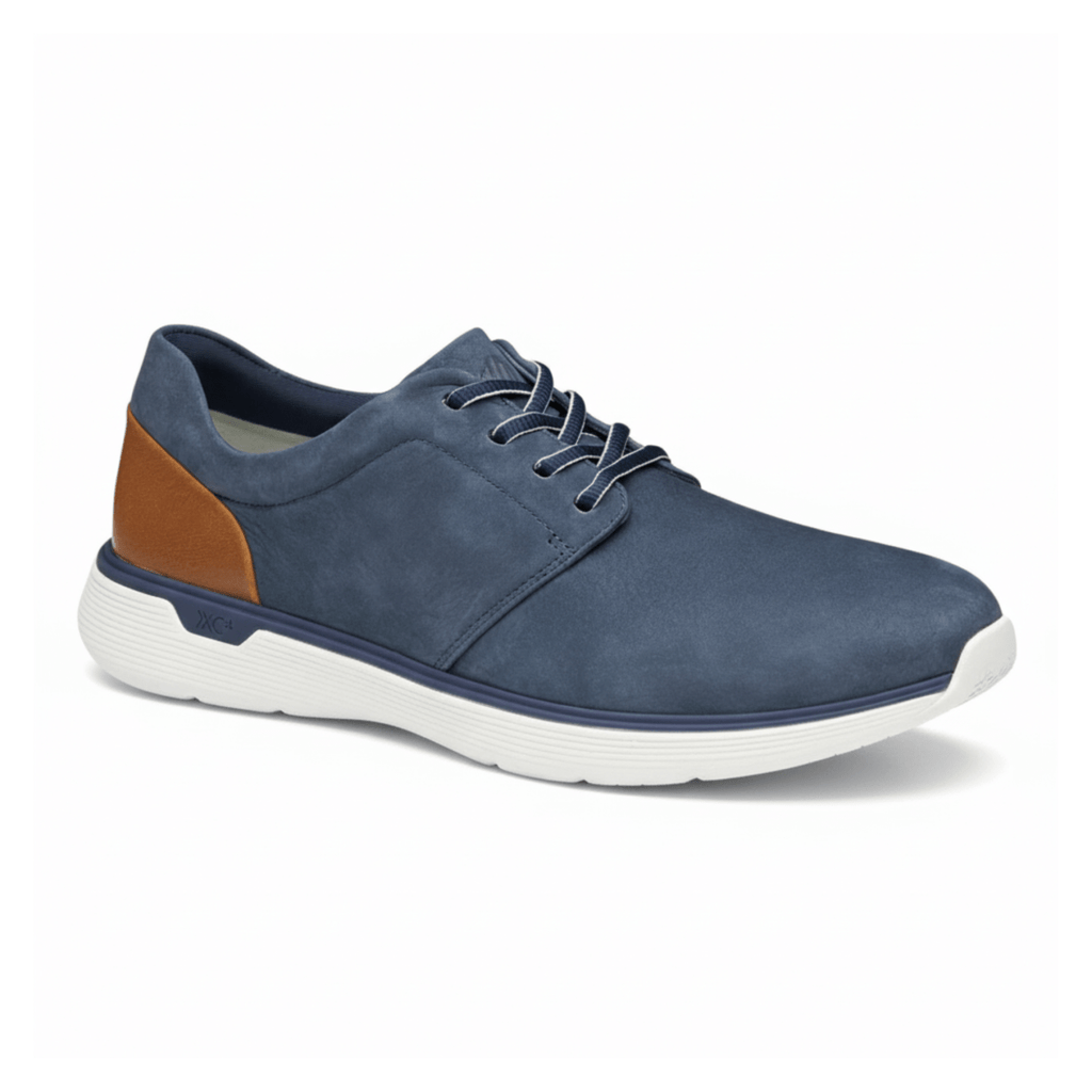 Johnston & Murphy Men's XC4 Prentiss 2.0 Navy Waterproof Tumbled Nubuck