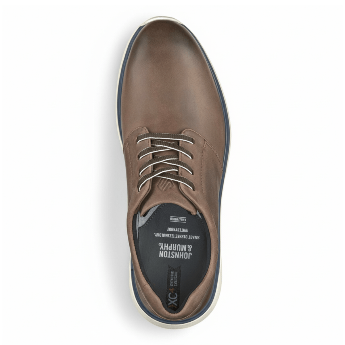 Johnston & Murphy Men's XC4 Prentiss 2.0 Stone Oiled Waterproof Full Grain