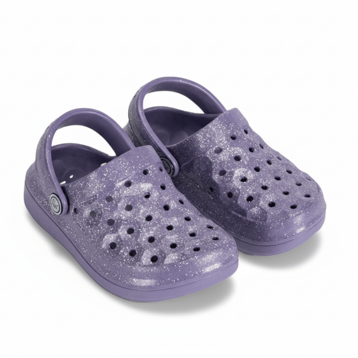 Joybees GS (Grade School) Varsity Clog Glitter Purple