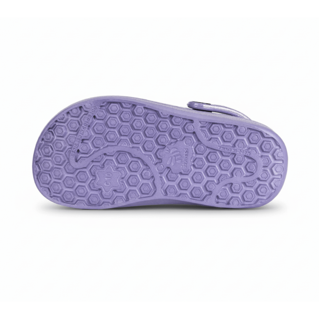 Joybees GS (Grade School) Varsity Clog Glitter Purple
