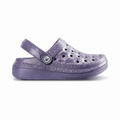 Joybees GS (Grade School) Varsity Clog Glitter Purple