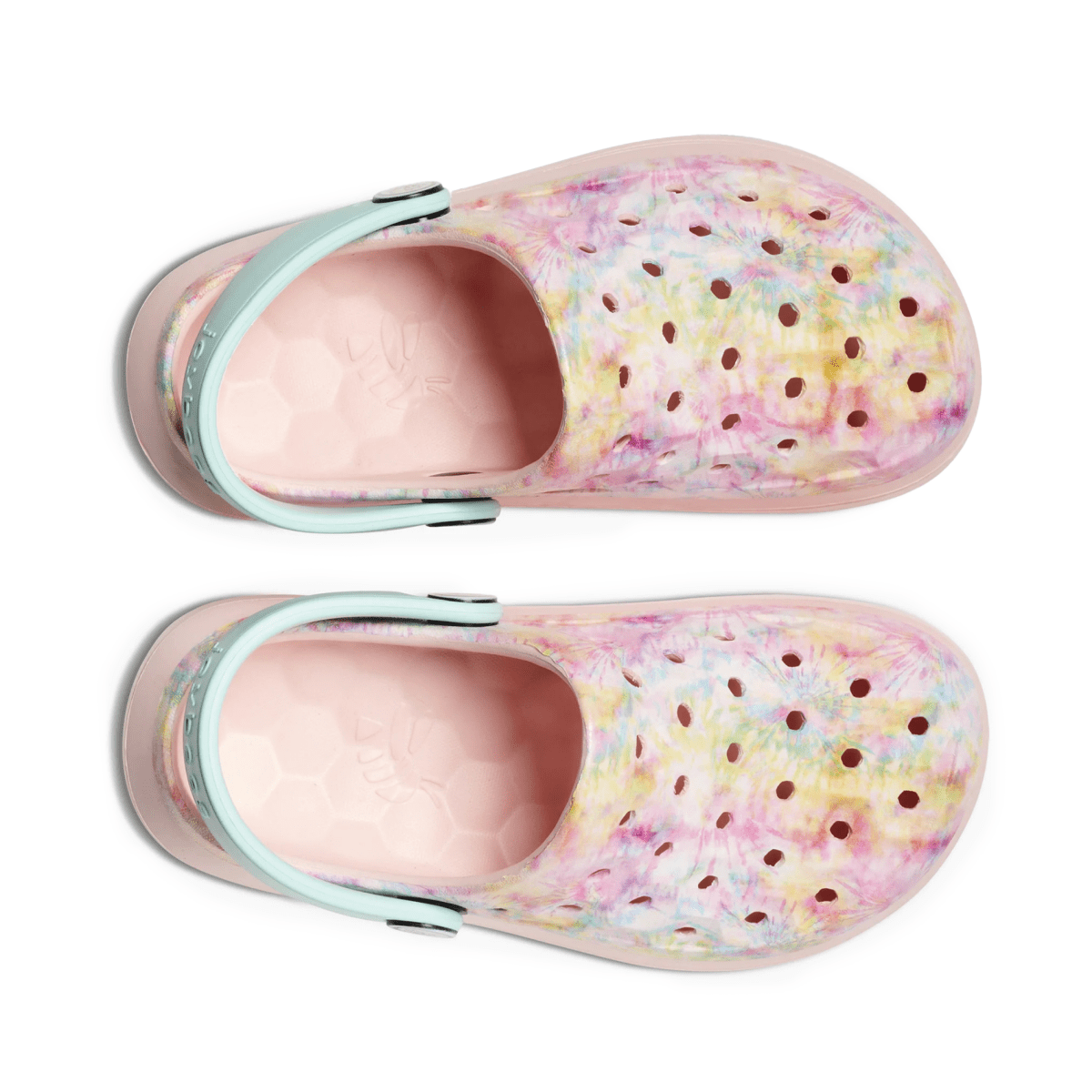 Joybees Kids Varsity Clog Rainbow Tie Dye