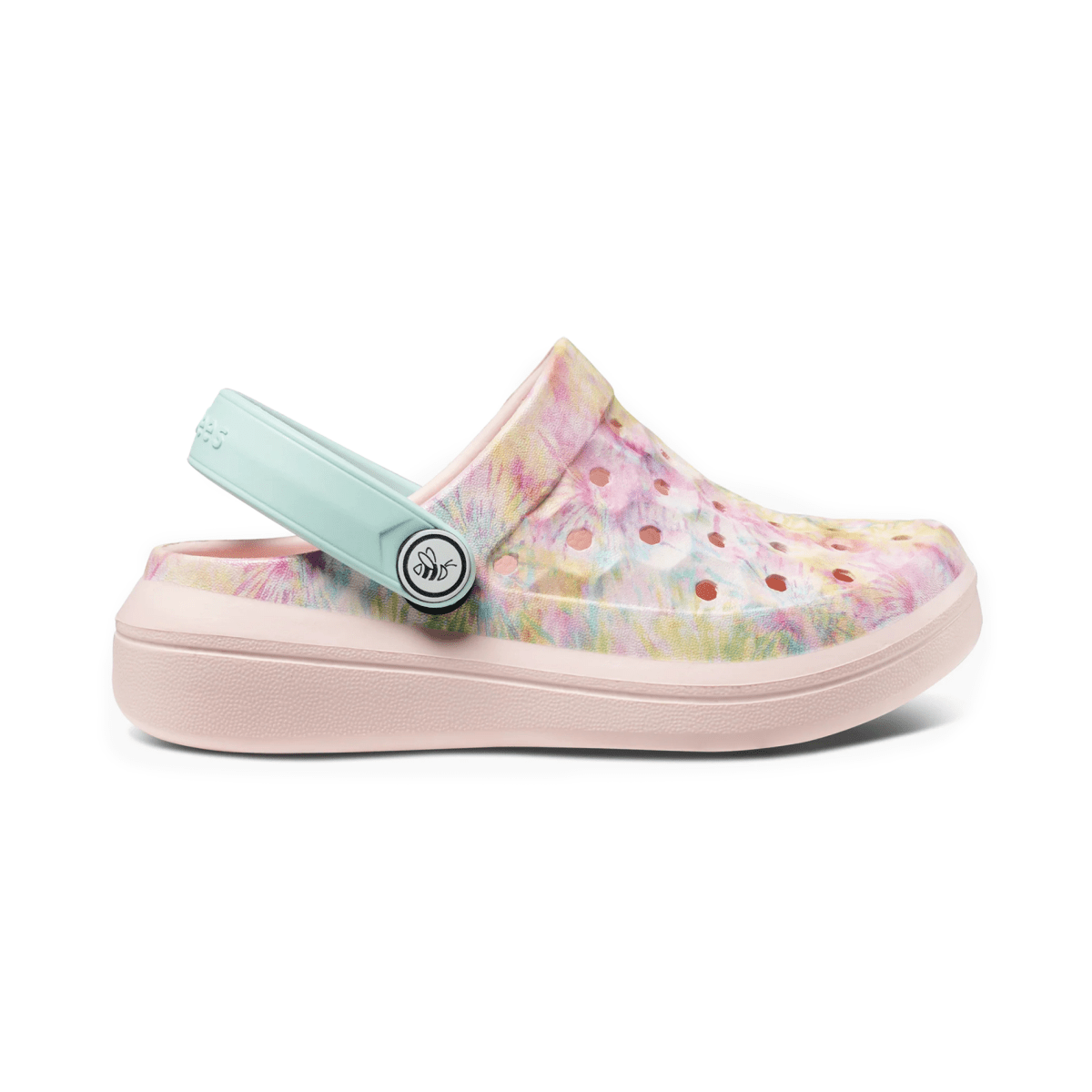 Joybees Kids Varsity Clog Rainbow Tie Dye