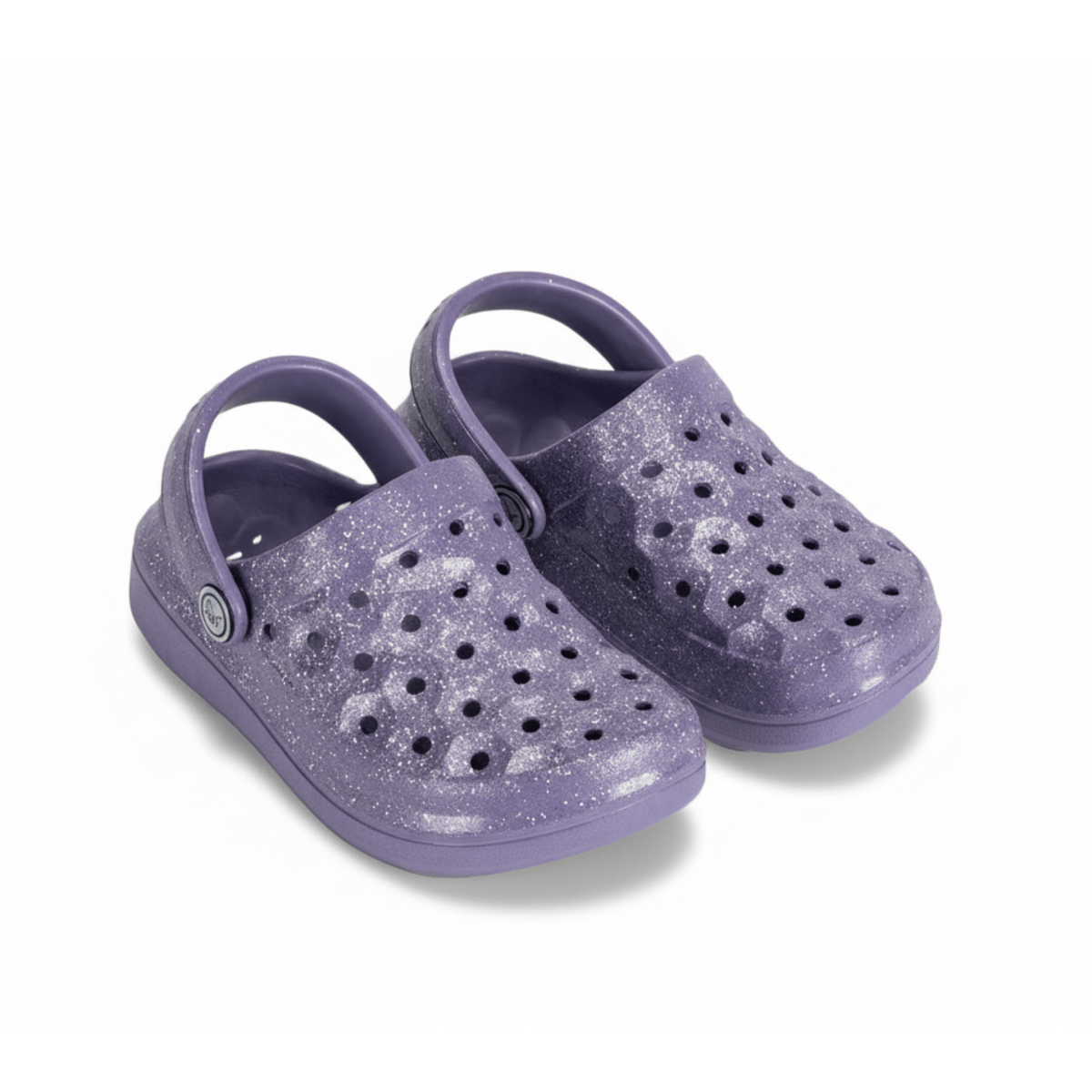 Joybees Toddlers Varsity Clog Glitter Purple