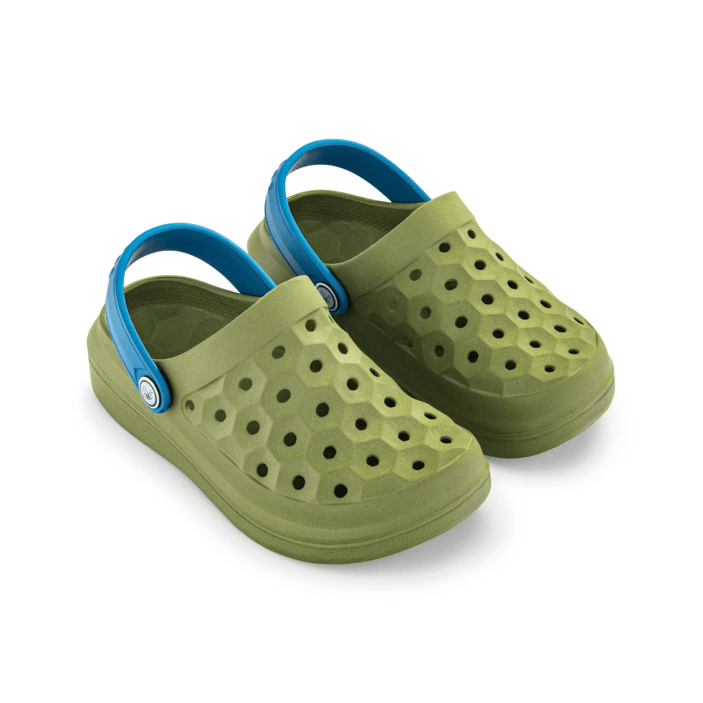 Joybees Toddlers Varsity Clog Olive/Midnight Teal