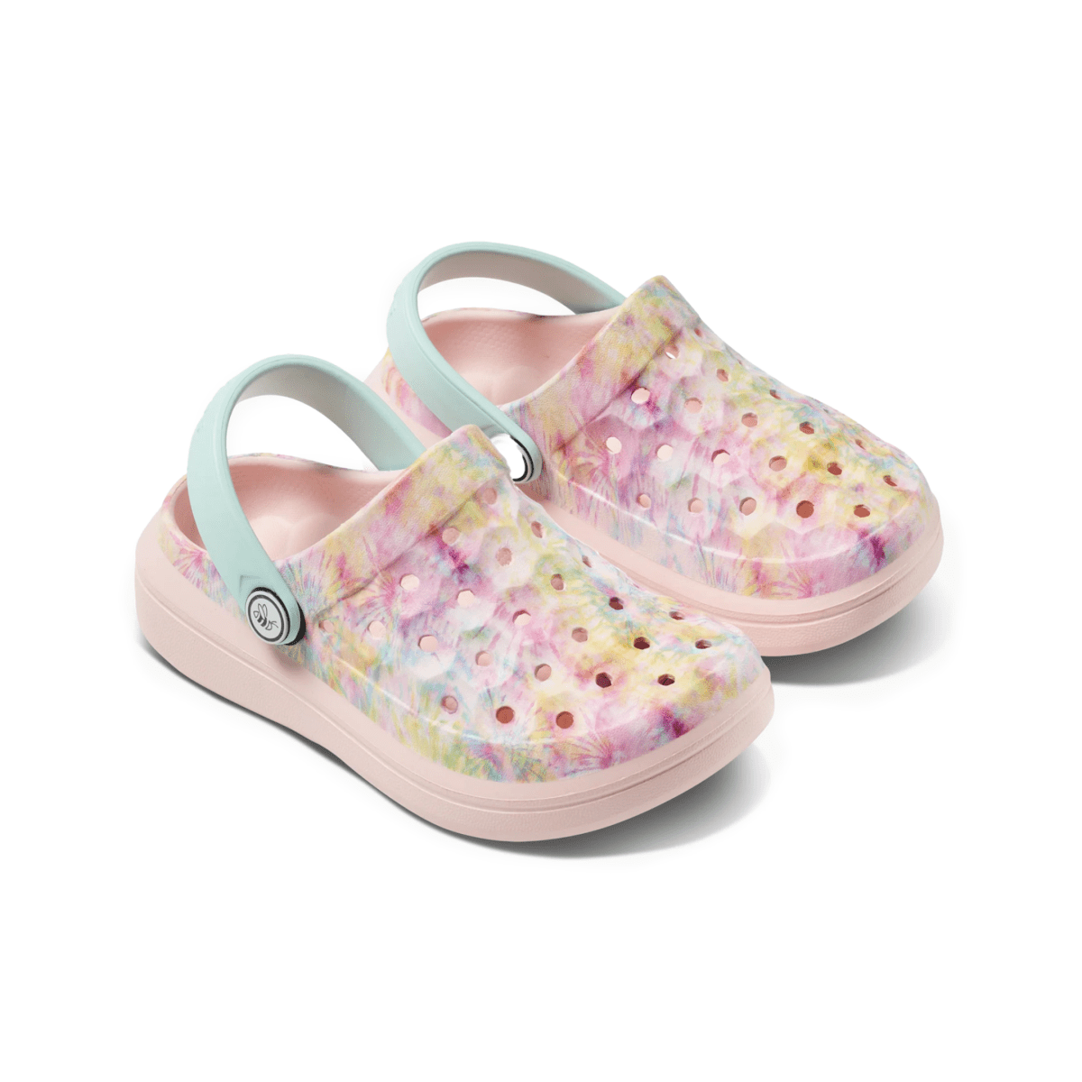 Joybees Toddlers Varsity Clog Rainbow Tie Dye