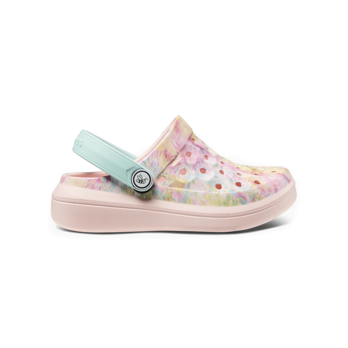 Joybees Toddlers Varsity Clog Rainbow Tie Dye
